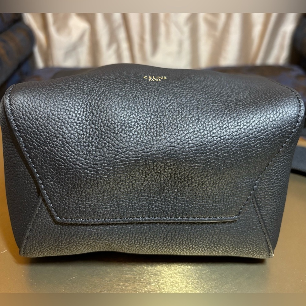 NWOT - Celine Sangle Seau Bucket Small Bag - Black - Picture 9 of 13